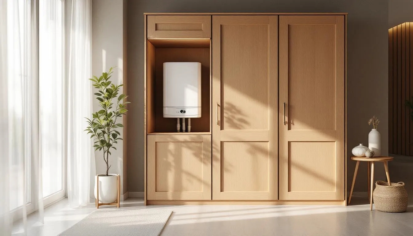 cache chauffe-eau Ikea