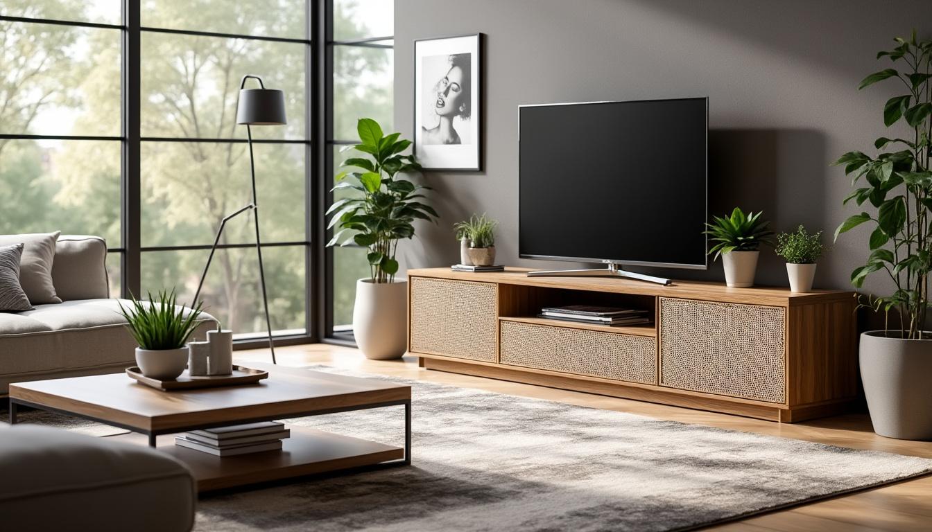 découvrez les atouts d'un meuble tv d'angle conforama alliant esthétisme moderne et fonctionnalité optimisée. transformez votre salon avec un meuble qui optimise l'espace tout en ajoutant une touche de style à votre intérieur.