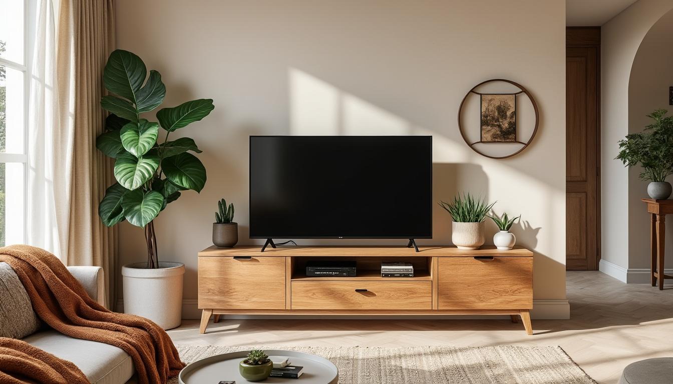découvrez les nombreux avantages d'un meuble tv d'angle conforama alliant esthétisme et fonctionnalité. transforma votre espace de vie avec un design contemporain tout en optimisant votre rangement pour une expérience télévisuelle agréable.