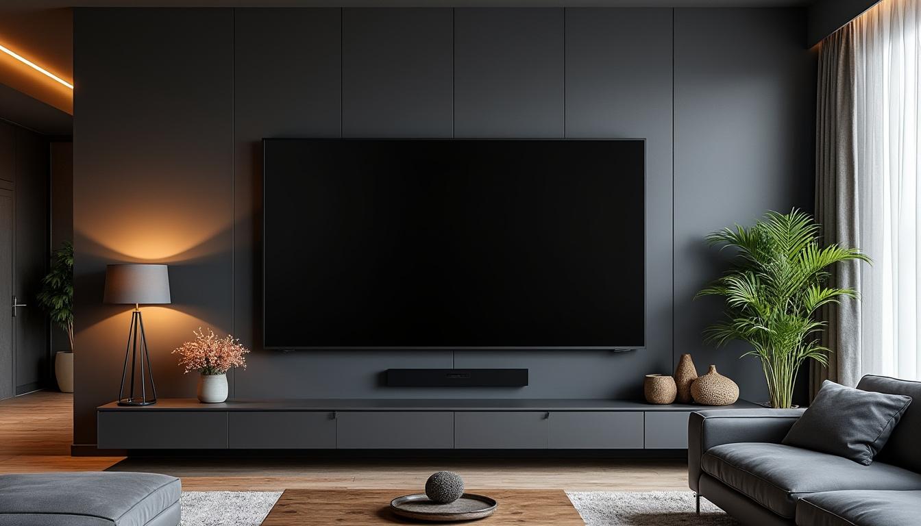 découvrez comment transformer votre intérieur avec un mur tv en palette noire. suivez nos conseils et astuces pour créer un espace moderne et élégant qui met en valeur votre télévision tout en ajoutant une touche de style à votre décoration.