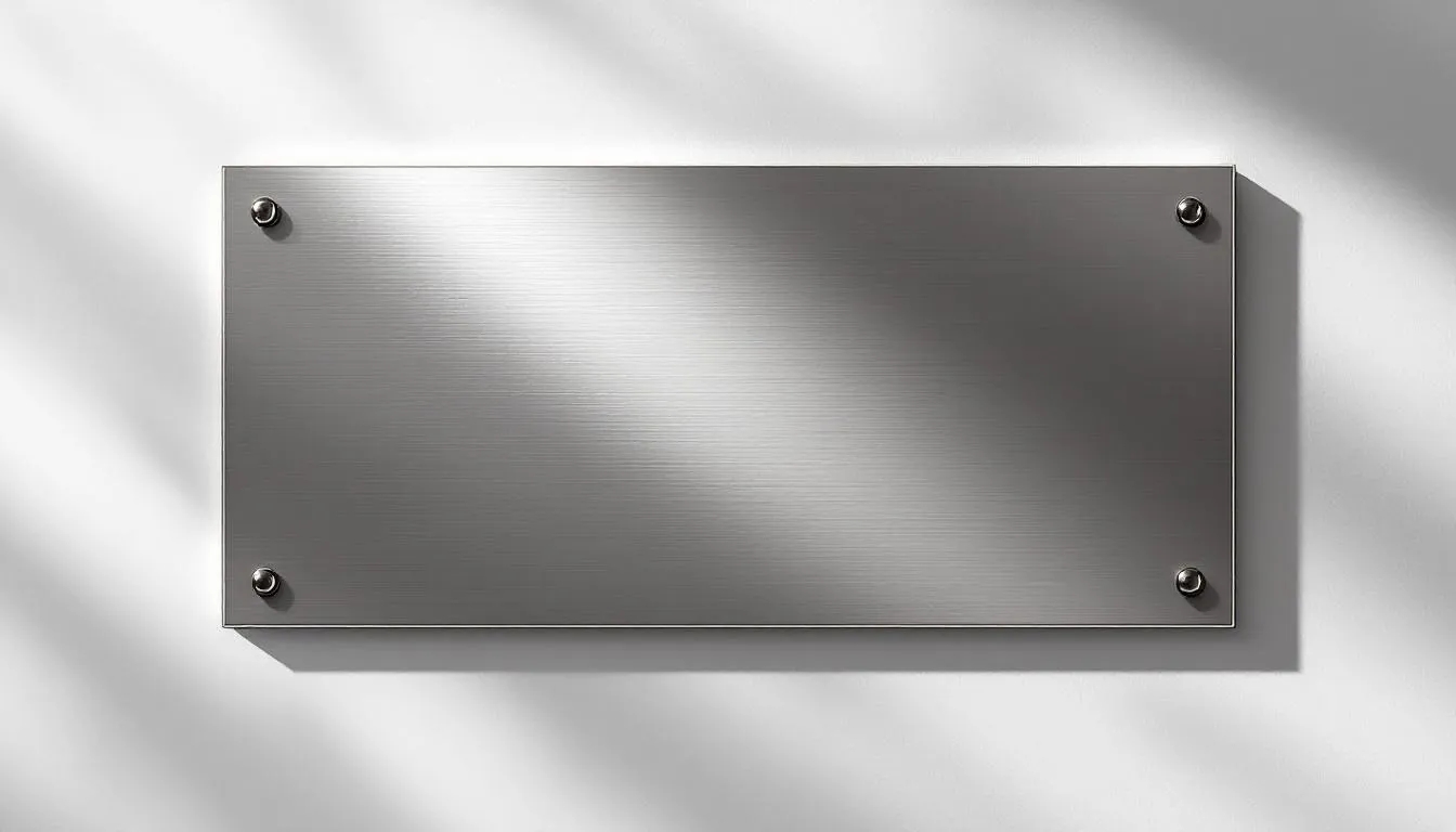 matériaux plaque professionnelle