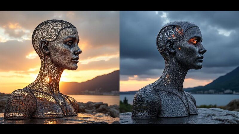 La sculpture en grillage et fil de fer : un art qui monte en popularité