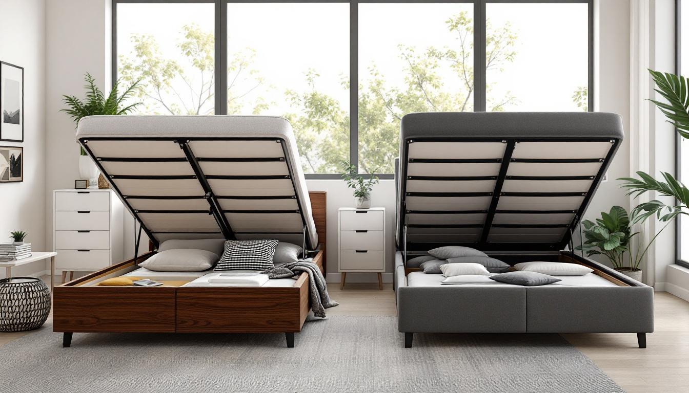 Comparatif des lit coffre pas cher : style et fonctionnalité réunis