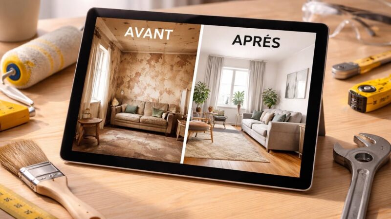 Avant/après : journal de rénovation sur tablette tactile Microsoft