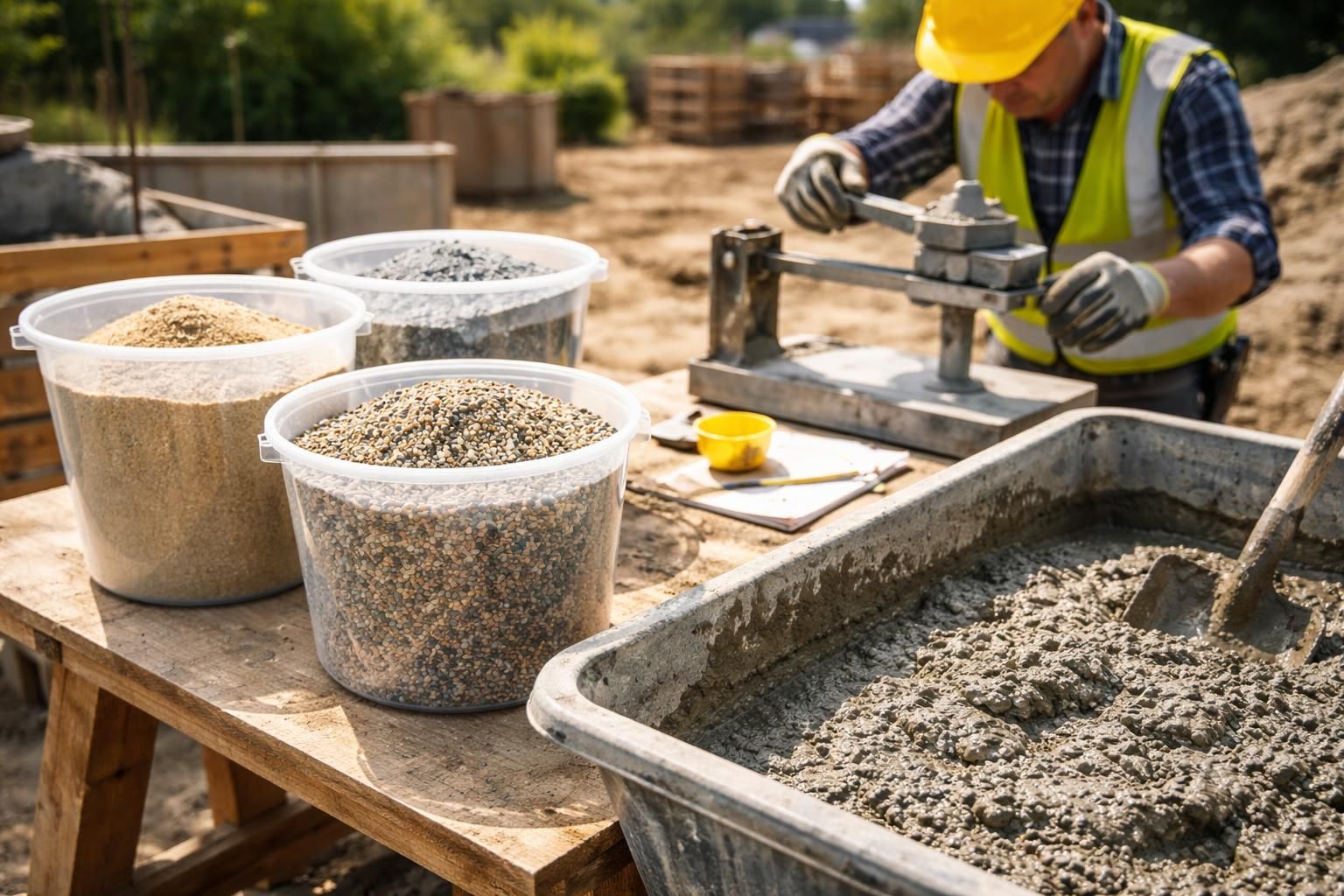 Béton : maîtrisez les proportions sable, gravier et ciment pour vos travaux