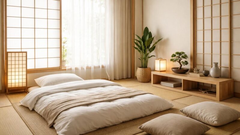 Chambre japonaise pas chère : nos astuces pour une déco zen à petit prix