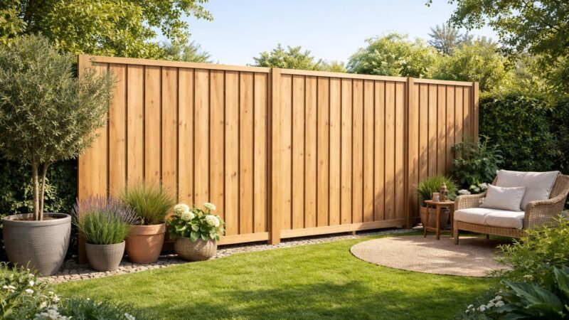 Faire un brise-vue avec des planches : la solution DIY pour votre intimité