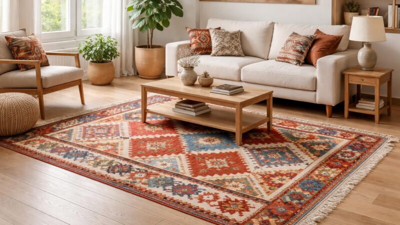 Le tapis Kilim : comment intégrer ce tissage artisanal dans sa décoration