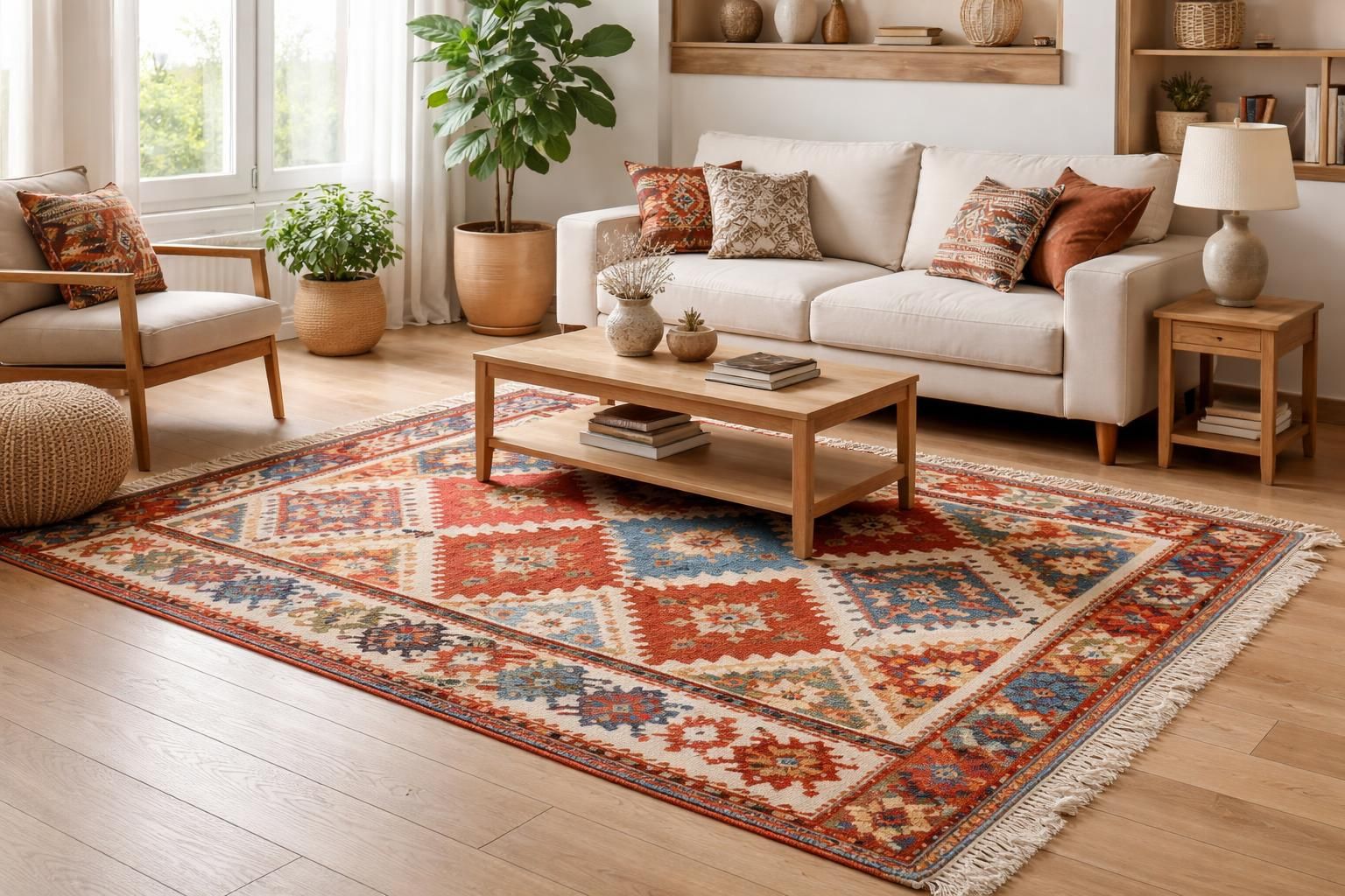 Le tapis Kilim : comment intégrer ce tissage artisanal dans sa décoration