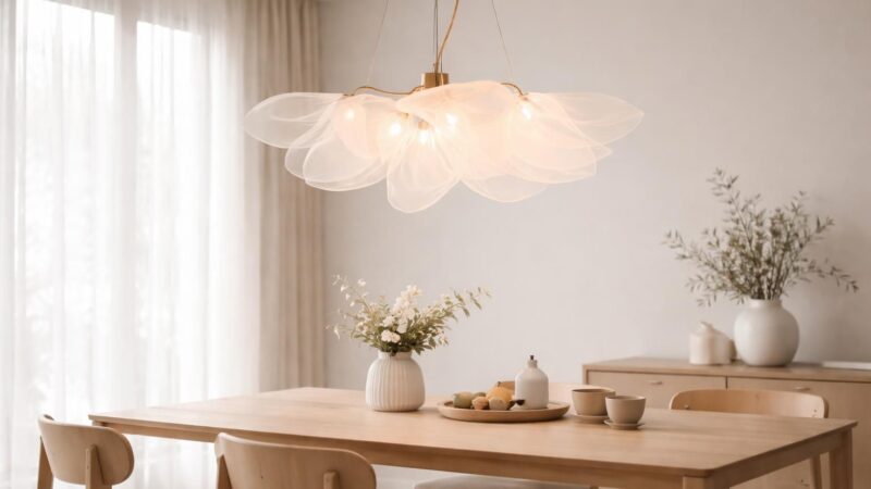 Lustre suspension blanc : la légèreté et la pureté au-dessus de votre table