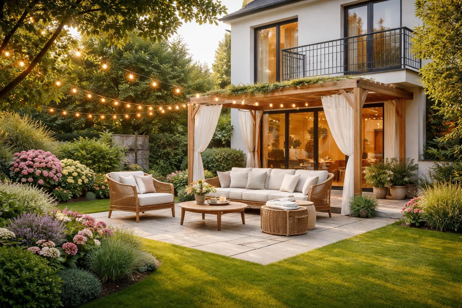 Maison cocooning extérieur : créez un jardin douillet pour les beaux jours