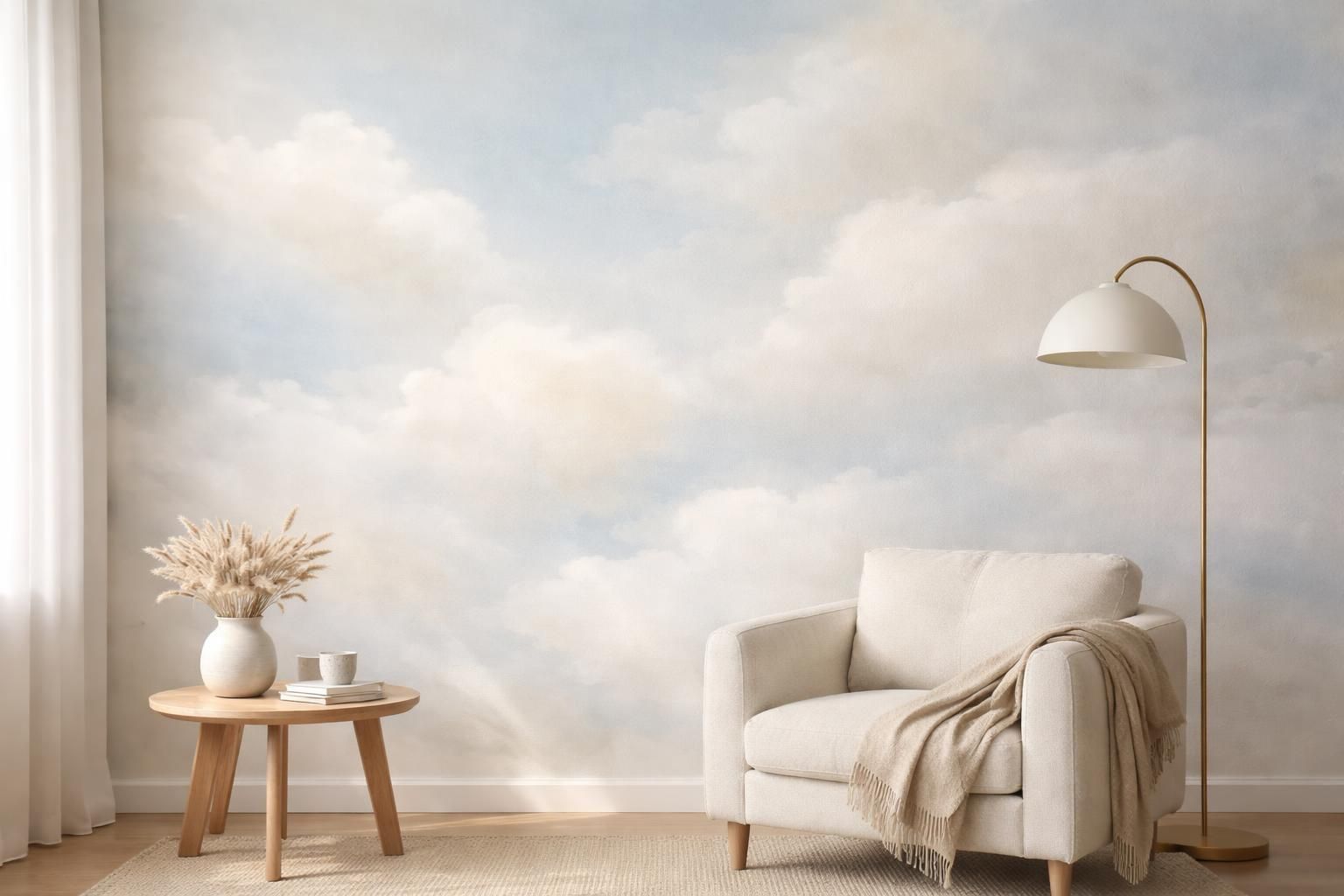 Réaliser une peinture effet nuage pour apporter de la douceur à vos murs