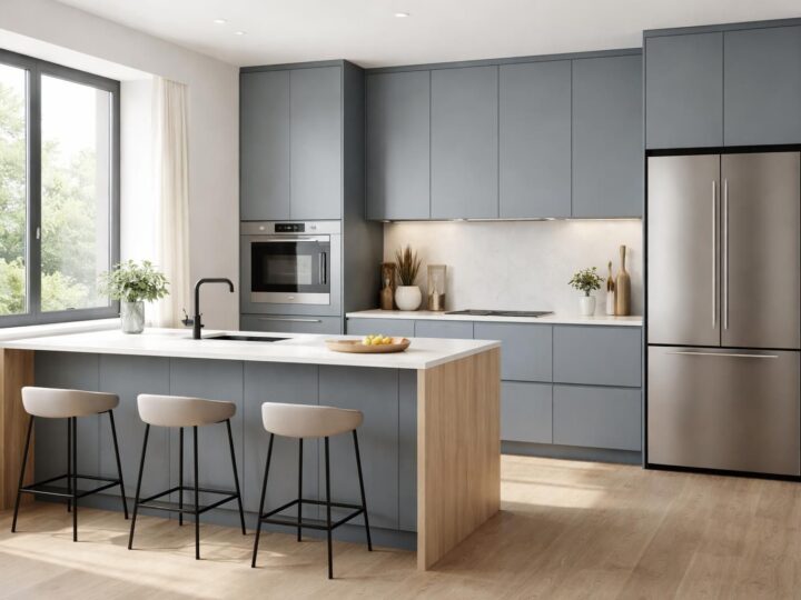 Rénov&rsquo;Cuisine Syntilor Gris Pavot : le test de cette teinte moderne et sobre