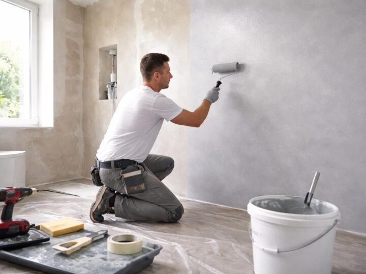 Rénovation salle de bain Syntilor : test de la résine pour transformer vos murs