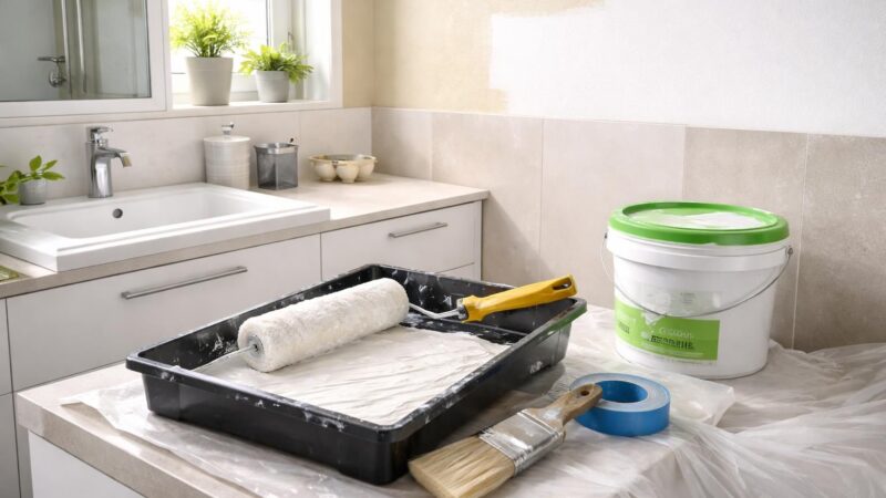 Tuto : repeindre sa salle de bain pour une rénovation express et durable