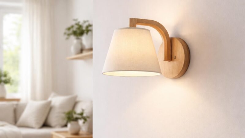 Applique murale scandinave bois : la touche nordique pour votre éclairage