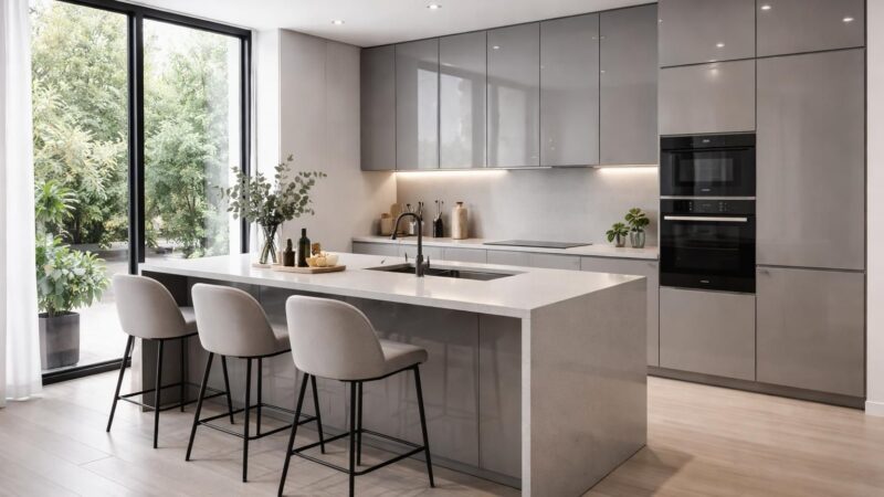 Cuisine grise : pourquoi c&rsquo;est une excellente idée pour votre rénovation