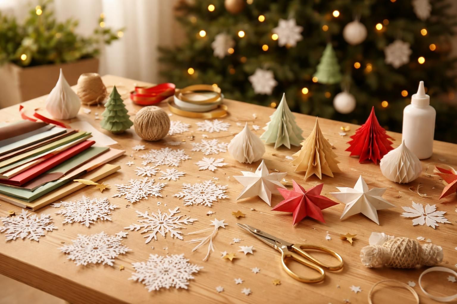 Décoration de Noël en papier : 10 idées créatives à réaliser soi-même