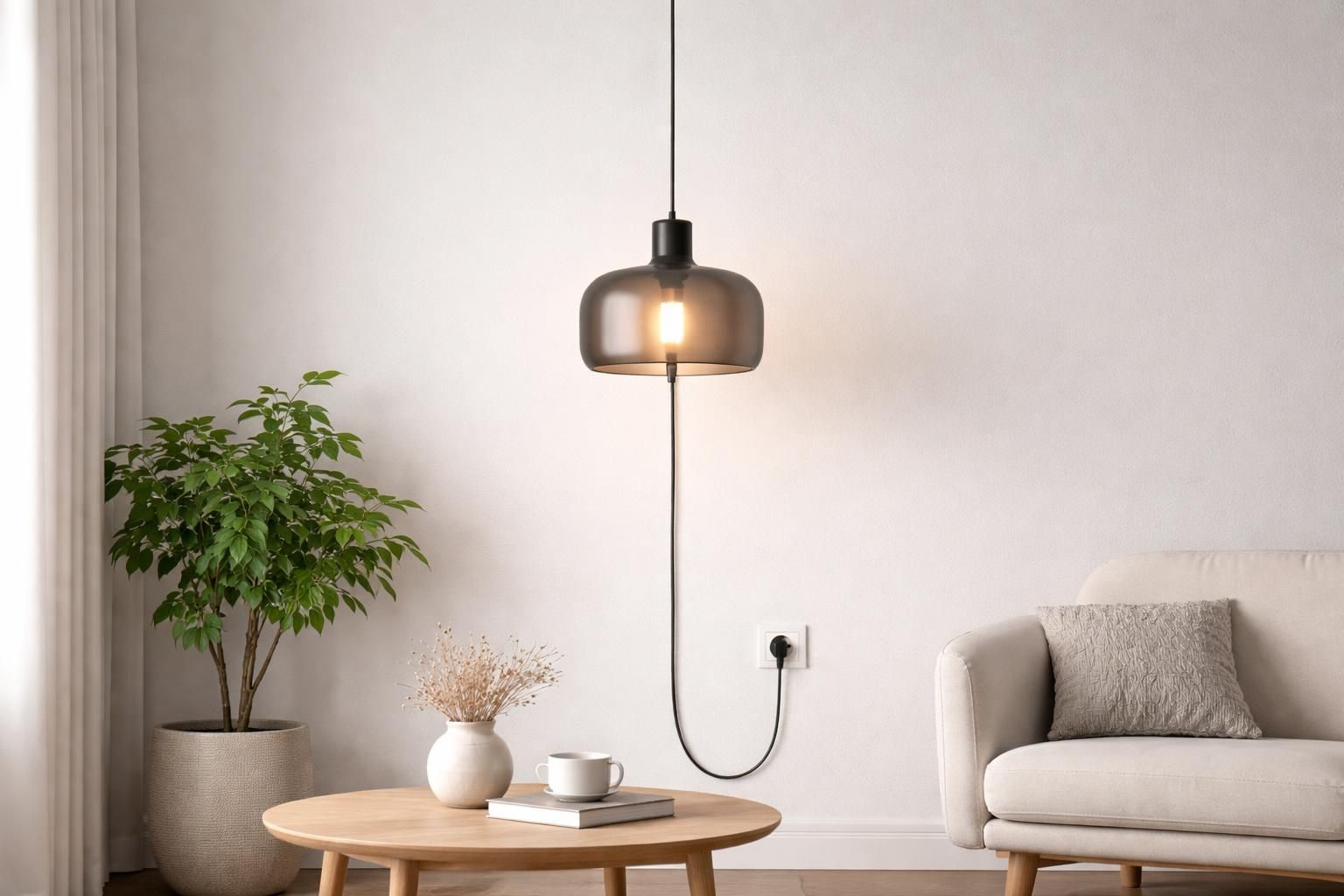 Éclairage : comment installer une suspension avec prise secteur sans travaux