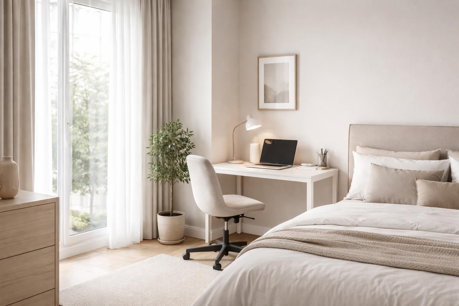 Idées de bureau dans la chambre : aménager un espace de travail discret