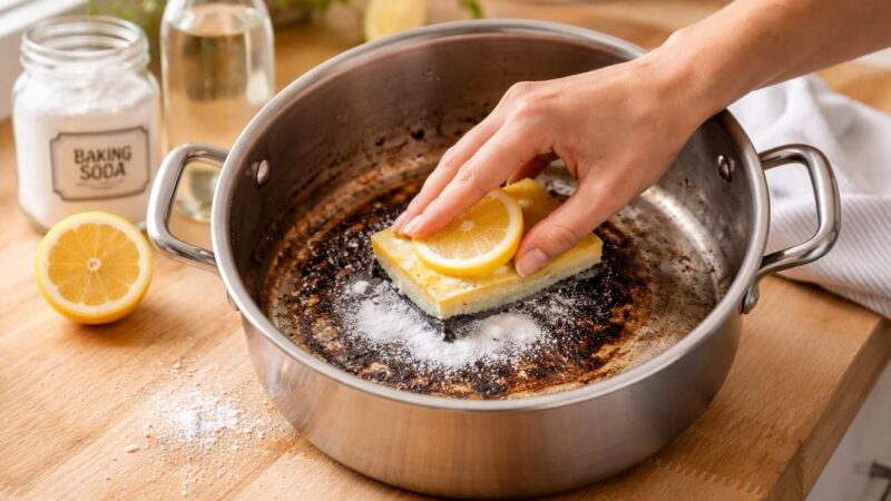 Nettoyer le brûlé extérieur d&rsquo;une casserole : nos astuces naturelles de grand-mère