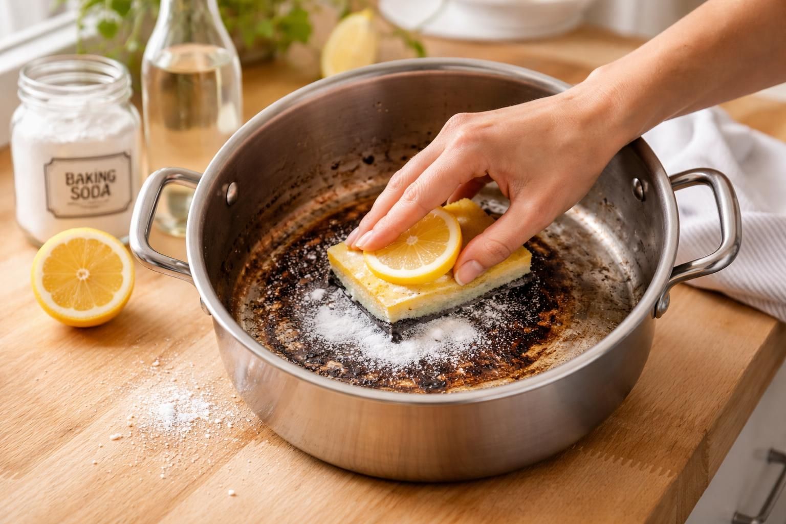 Nettoyer le brûlé extérieur d&rsquo;une casserole : nos astuces naturelles de grand-mère