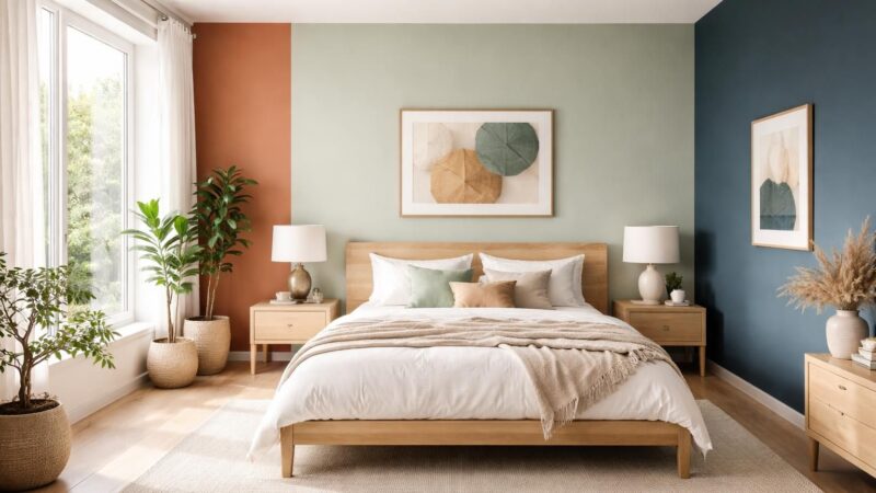 Peinture : quelle tendance couleur choisir pour une chambre cette année ?