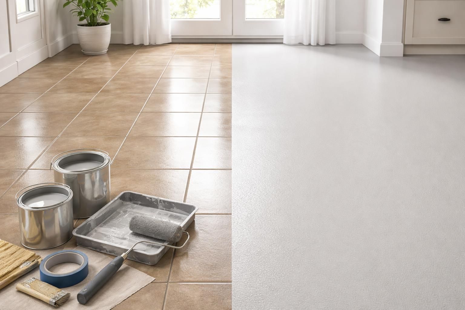 Quelle peinture choisir pour peindre un sol en carrelage ? Le guide complet