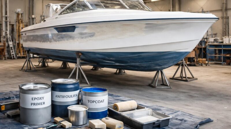 Quelle peinture choisir pour rénover un bateau en polyester ? Le guide pro