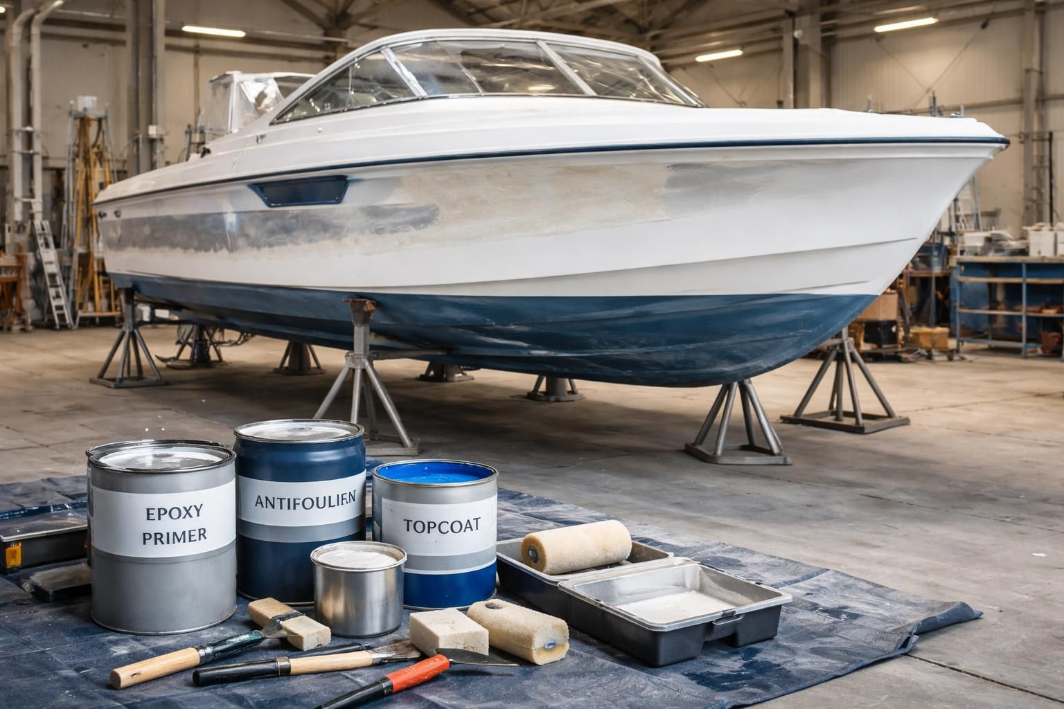 Quelle peinture choisir pour rénover un bateau en polyester ? Le guide pro
