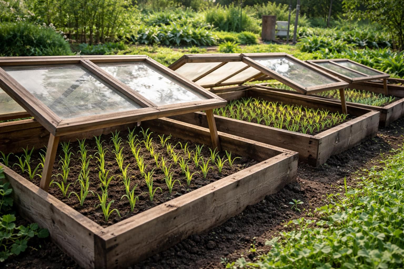 Semis de poireaux sous châssis : réussir ses cultures précoces au potager