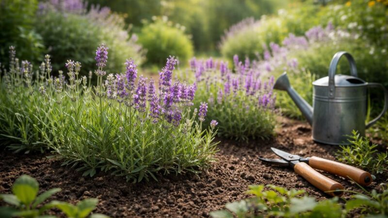 Temps de pousse de la lavande : nos conseils pour un jardin parfumé