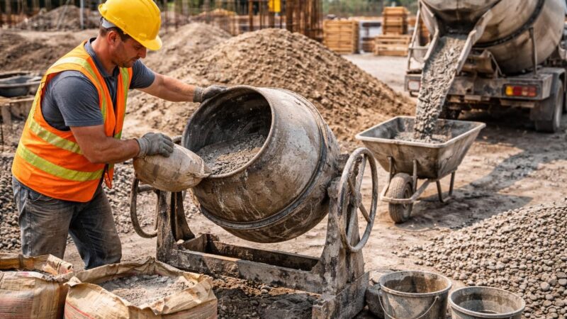 Comment est fabriqué le béton de construction ?