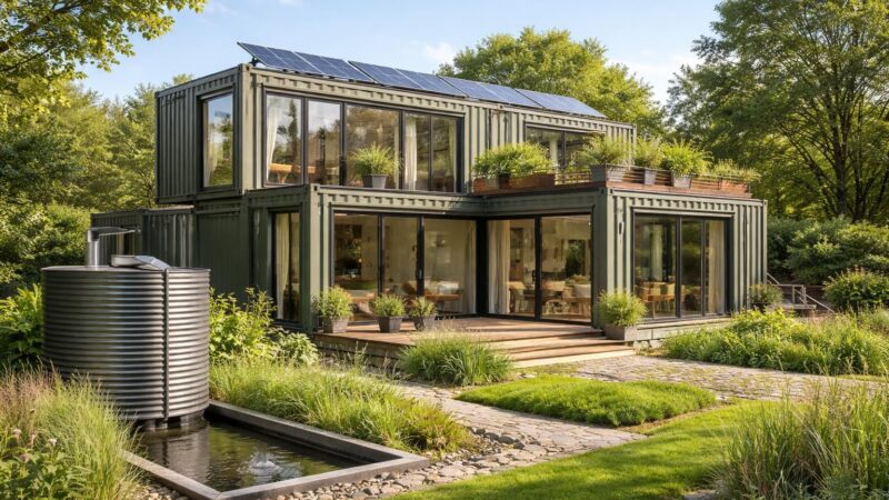Construire une maison passive en container