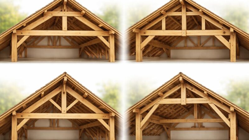Identifier le type de ferme de charpente pour sa toiture bois