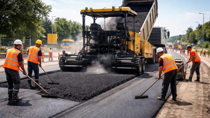 Le prix au m2 de l&rsquo;enrobé à chaud pour vos travaux de bitume