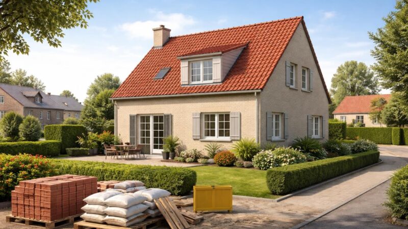 Le prix de construction d&rsquo;une maison à 3 façades en Belgique