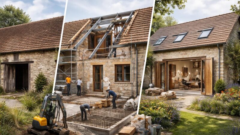 Quelles sont les étapes pour la rénovation d&rsquo;une grange en habitation