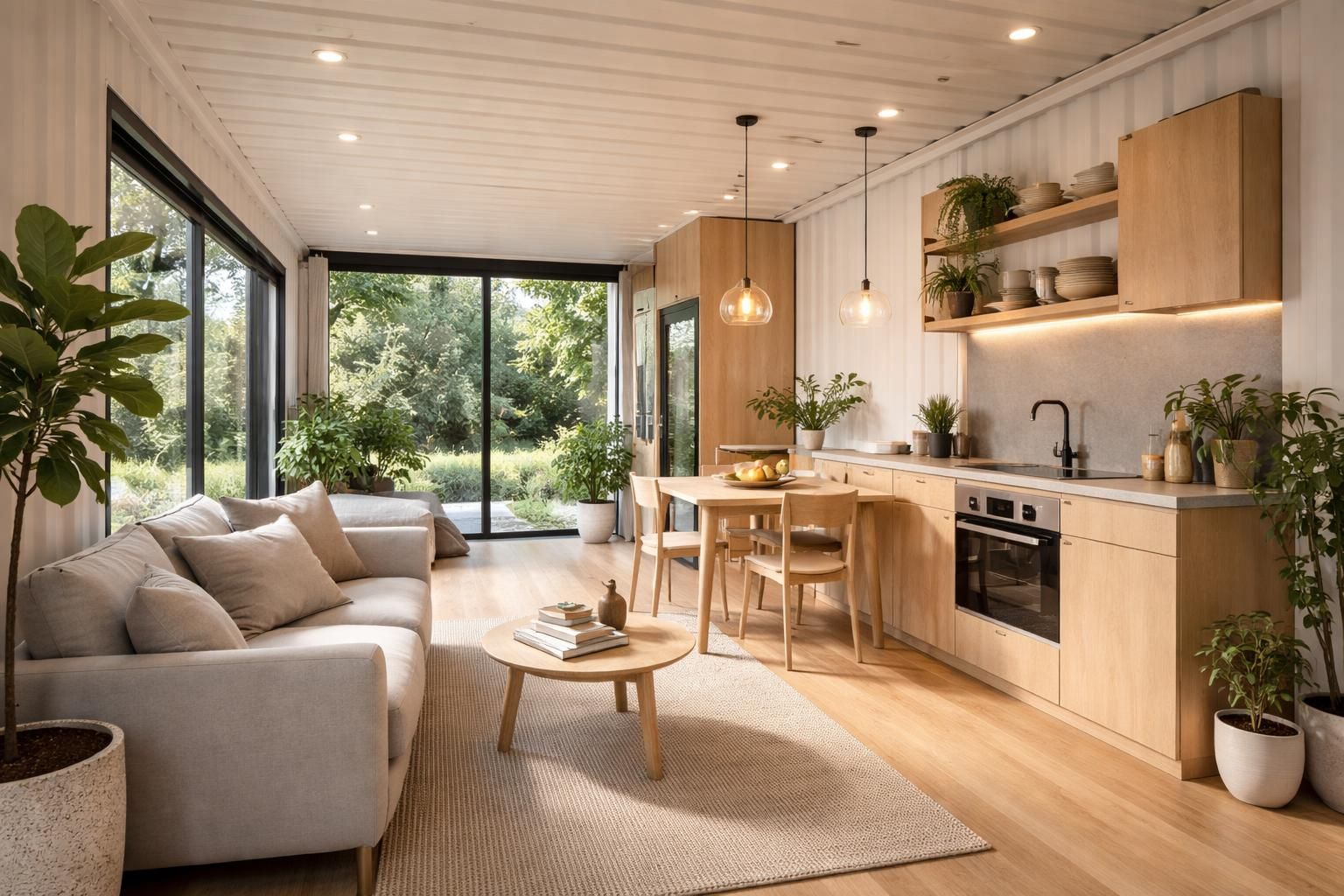 Aménager une maison en container à l&rsquo;intérieur