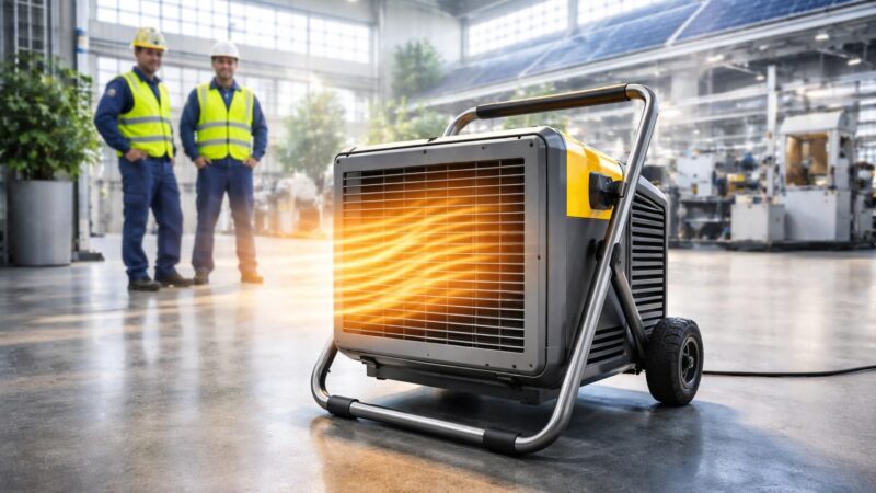 Chauffage industriel électrique soufflant : une solution écologique et économique