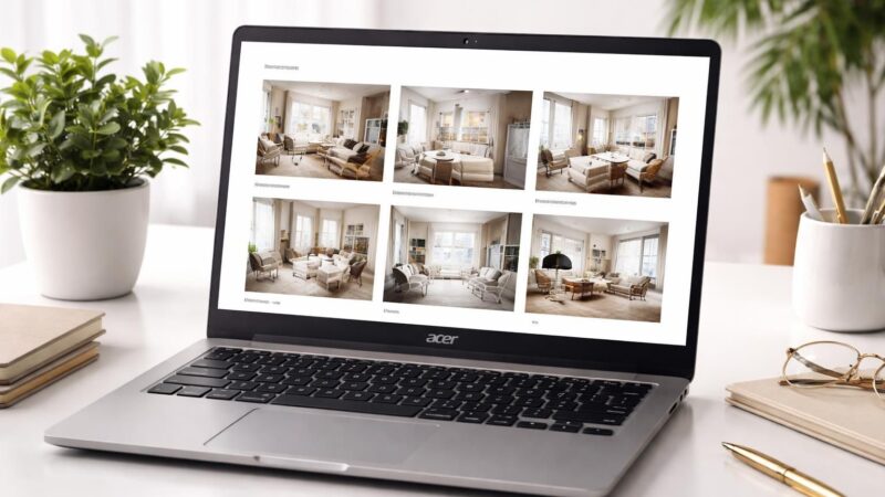 Déco : inspirations par pièce rangées sur PC portable Acer