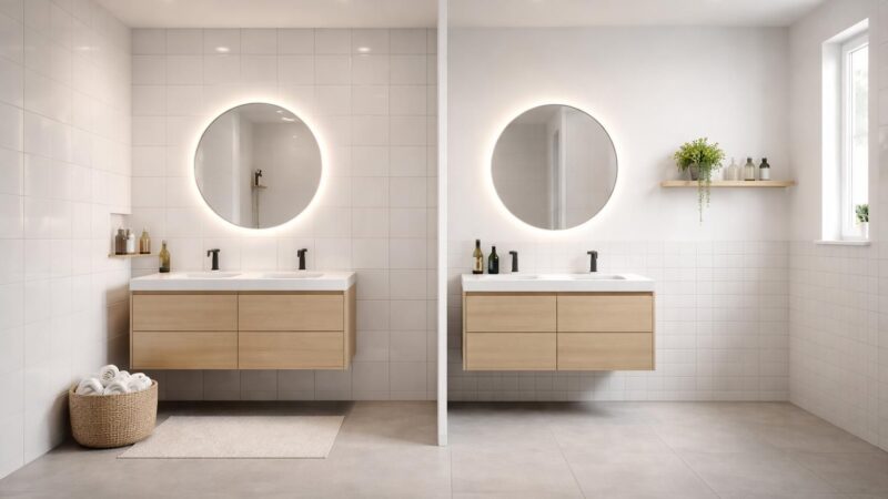 Faut-il carreler jusqu&rsquo;au plafond dans une salle de bain moderne ?