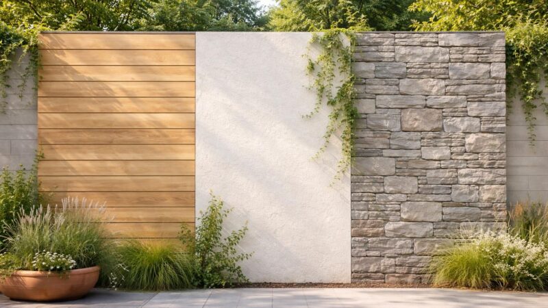 Habiller un mur en parpaing extérieur : idées de finitions durables