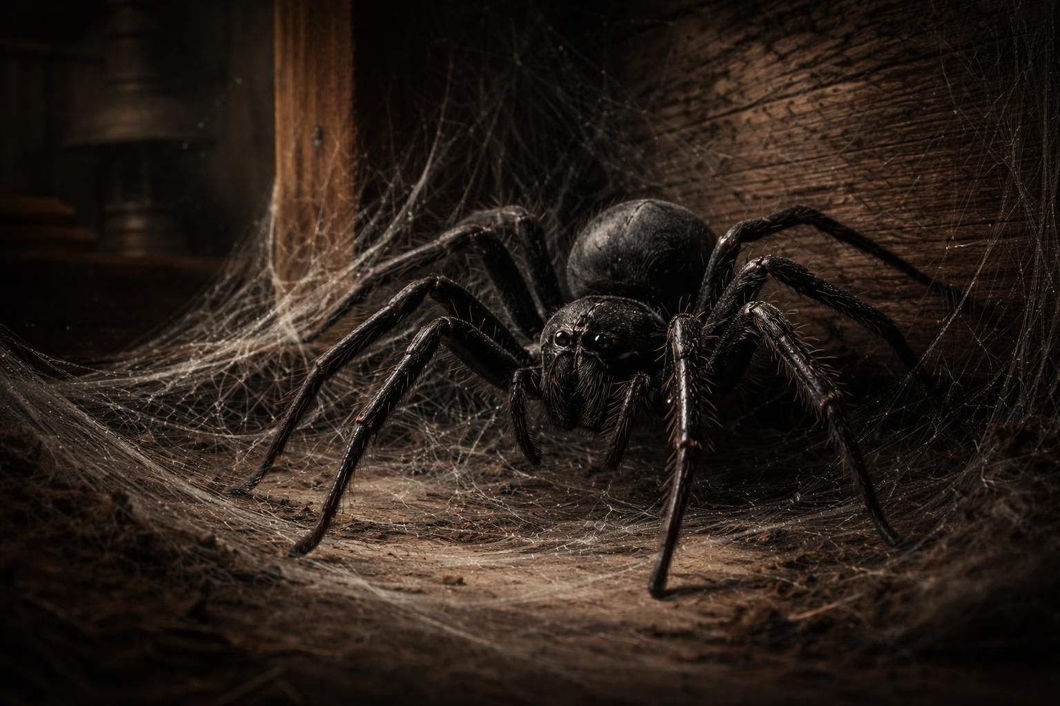 Les mystères de la grosse araignée noire dans la maison : mythes et réalités