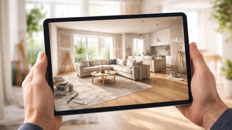 Plan 3D de rénovation : tout visualiser sur tablette tactile avant d’acheter