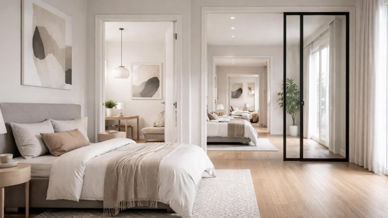 Comment aménager des chambres en enfilade pour un style moderne
