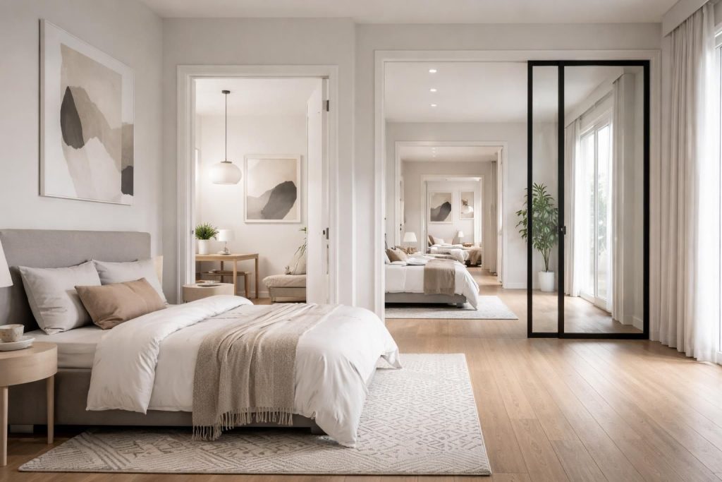 Comment aménager des chambres en enfilade pour un style moderne
