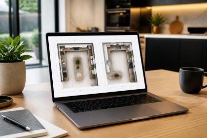 comparez facilement les différentes implantations et dimensions des cuisines sur votre pc portable pour choisir la configuration idéale.