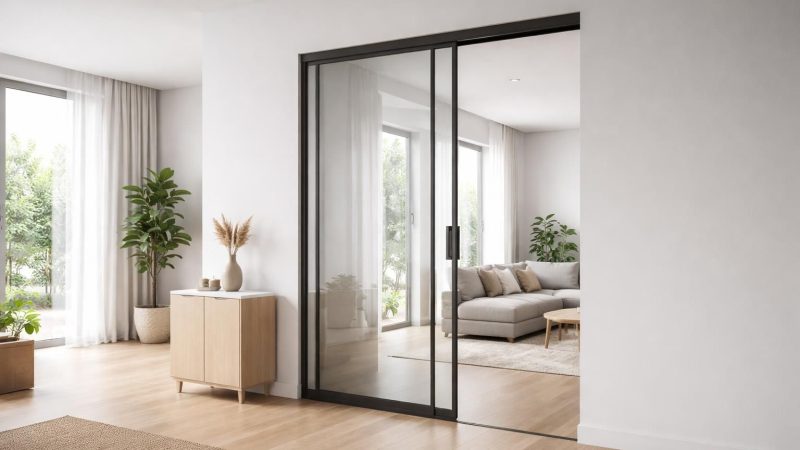 Exploitez votre espace avec cette astuce pour une porte coulissante
