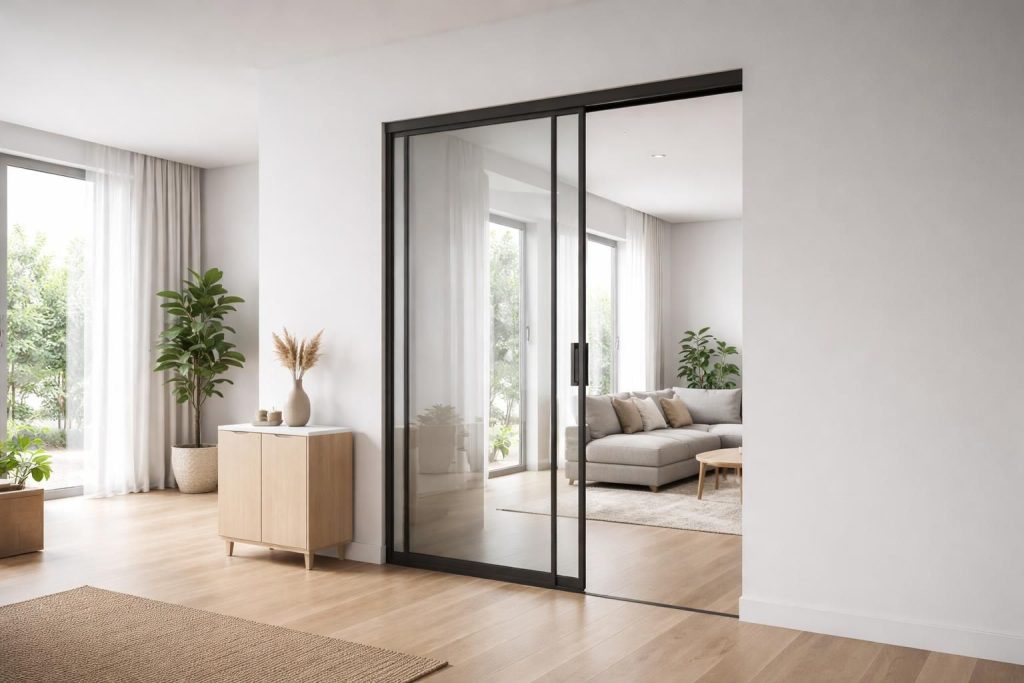 Exploitez votre espace avec cette astuce pour une porte coulissante